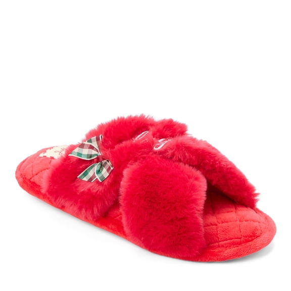 Dearfoams Women's Mama Fur Slide Slippers