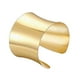 thumbnail image 1 of Brazalete para mujer jinwen pulsera envolvente abierta ancha dorada, 1 of 8