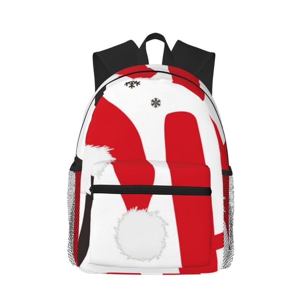 Easygdp HOHOHO Christmas Mochila Casual para Portátil, Mochila para Escuela, Viajes, Negocios