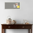 thumbnail image 3 of PinPix ArtToFrames 26x10 Custom Cork Bulletin Board    Poster Board Has a Fabric Style Canvas Finish, Framed in Satin White Frame (PinPix-236), 3 of 5