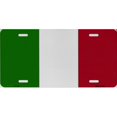 thumbnail image 1 of Italy Flag Metal License Plate, 1 of 1