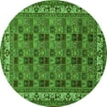 thumbnail image 1 of Ahgly Company Indoor Round Persian Green Traditional Area Rugs, 8' Round, 1 of 1