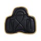 thumbnail image 2 of Almohadilla de silla de montar transpirable antideslizante de cuero PU práctica para montar a caballo Negro, 2 of 9