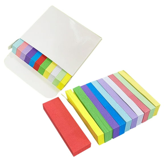 HOMEMAXS 1100pcs Page Markers Sticky Tabs Colored Sticky Tabs Writable Repositionable Note Book Flags Tabs Strip Index Tabs Page Tabs