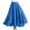 Blue, variant on Women Summer Maxi Skirt Pleated High Elastic Waisted Long Skirts Casual Flowy Beach Skirts