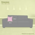 thumbnail image 3 of Majestic Home Goods Decorative Hot Pink Large Polka Dot Large Pillow, 3 of 4