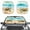 Beach Turtle, variant on Binienty Beach Turtle Sun Shade for Car Windshield Reflect UV Sun and Heat Windshield Sun Shade for Front Window Easy to Fold and Store Universal for Auto Sedan Van SUV 2 Pcs