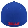 thumbnail image 4 of Men's New Era Royal Buffalo Bills Overlap Logo 39THIRTY Stretch Fit Hat, 4 of 5