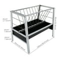 thumbnail image 2 of Farm Livestock Feeding Trough Galvanized for Cattle Horse Sheep Feeding, 2 of 20