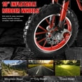 thumbnail image 3 of 49cc 2-Stroke Kids Dirt Bike, Dirt Bike Gas, Motorcycle with Front/Rear Disc Brakes, Shock Absorption, Off-Road Tires, Soft Seat Cushion, Mini Dirt Bike for Kids 8-14, 3 of 10