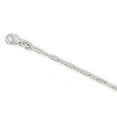 thumbnail image 5 of JewelStop 14K White Gold Polished Finish 2.1mm Individual link measures 6mm Paperclip Chain Necklace with Lobster Lock - 16", 5 of 6