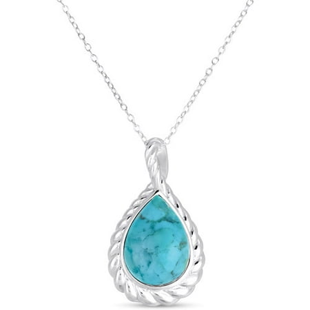 Turquoise Sterling Silver Pendant