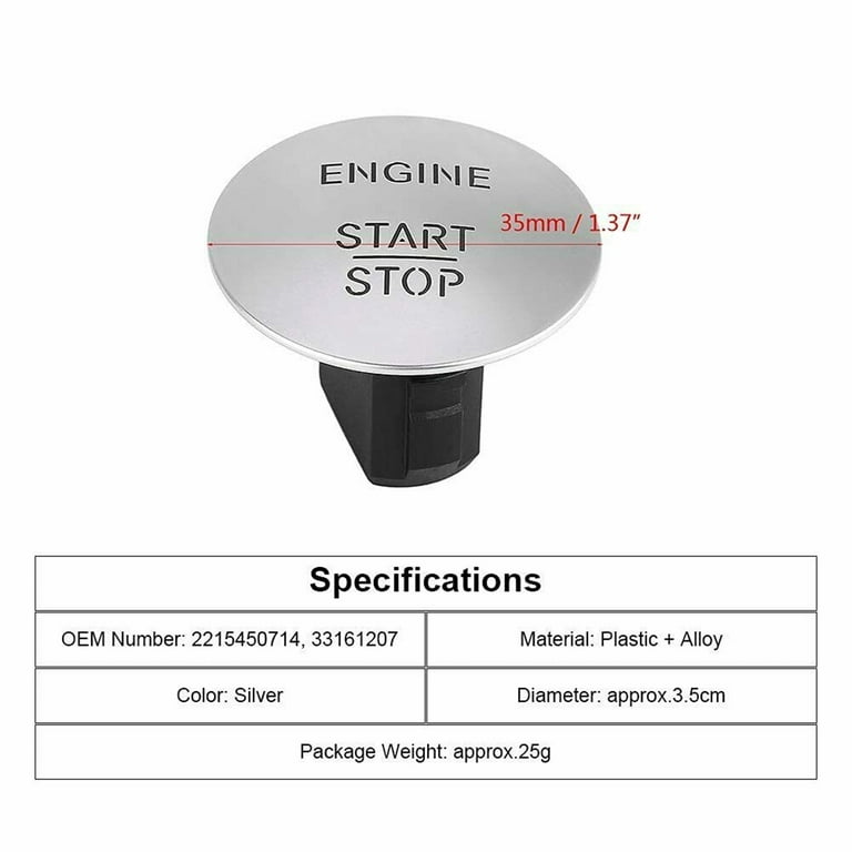 For MERCEDES-BENZ PUSH TO START BUTTON KEYLESS GO IGNITION ENGINE 2010-UP 