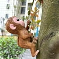 thumbnail image 4 of Fuebueo Climbing Rabbit Tree Hugger Garden Bunny Statue Resin Animal Sculpture Yard Decor for Outside, Funny Tree Climber Figurine Outdoor Patio Lawn Ornaments, 4 of 6