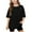Black1, variant on Maean Girls Short Sleeve Oversized Shirts Kids Summer Trendy Baggy Tops Casual Crewneck Tshirts 5-15Years