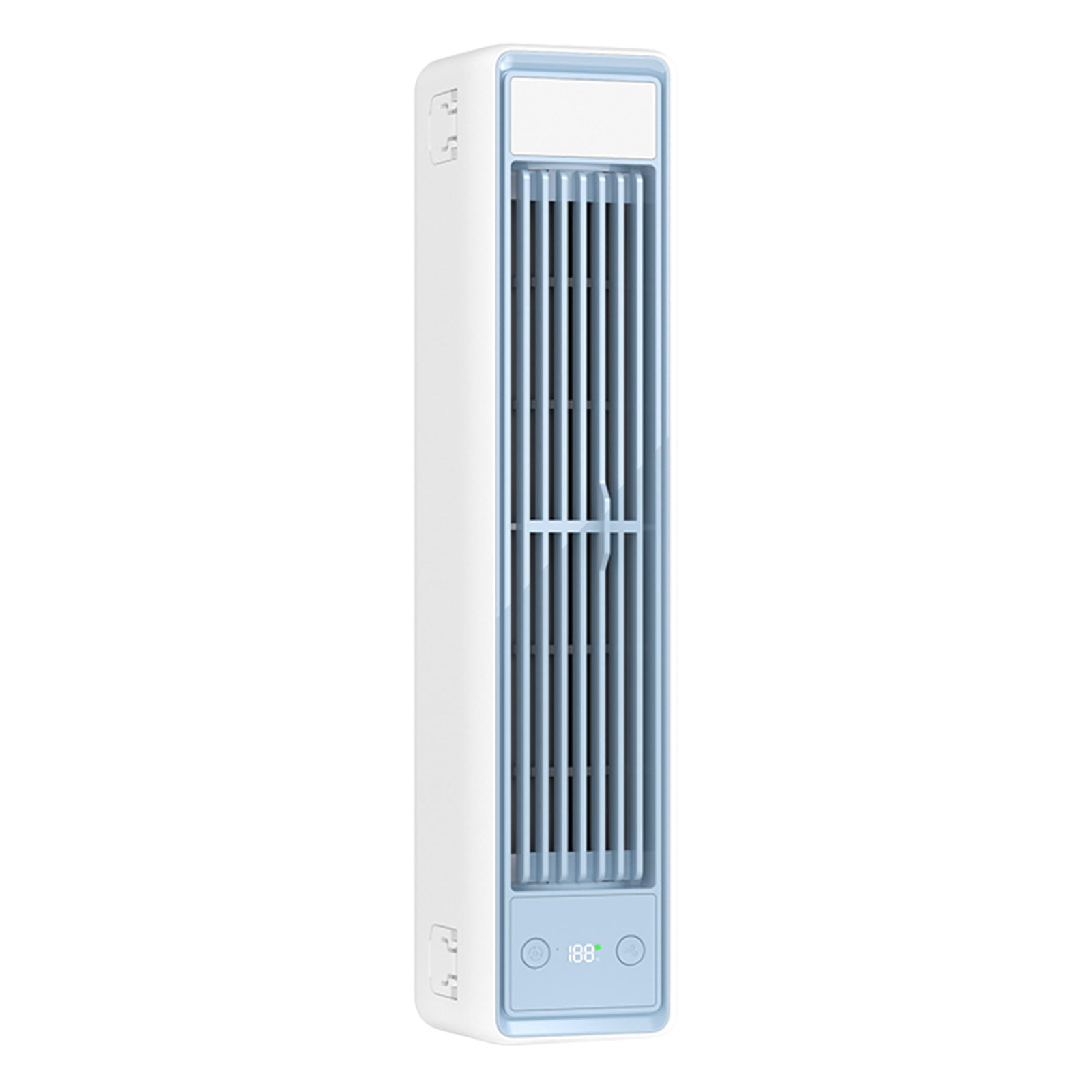 Snmubt Wall Mounted Bladeless Tower Fan, 3600mAh, Remote Control, Quiet, for Bedroom, Dorm, Office, Kitchen, Portable Air Circulator, Great for Summer, Back to School