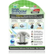 SinkShroom Ultra the Bathroom Sink Hair Catcher and Drain Strainer and Protector in Stainless Steel