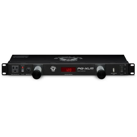 Black Lion Audio PG-XLM Rackmount Power Conditioner with Meters and Lamps