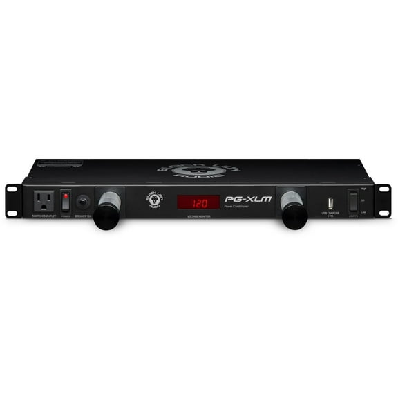 Black Lion Audio PG-XLM Rackmount Power Conditioner with Meters and Lamps
