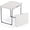 White, variant on Alpinel 4FT White Folding Table with Carrying Handle Height Adjustable Lightweight Fold Up Portable for Indoor Outdoor Picnic,Camping,Hiking,Fishing,BBQ