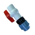 thumbnail image 1 of Tubo de línea de aire de jardín Zulema Conector de acoplamiento de liberación rápida Adaptador de manguera 32 mm 2 vías, 1 of 4