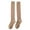 Brown, variant on Women's Socks Winter Thickening Warm Mid-Calf Tube Length Over Knee Keep Warm High The Knee Lightweight Cotton Socks for Women