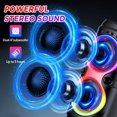 thumbnail image 4 of Portable Bluetooth 5.0 Speaker - Dual 4-inch Drivers HiFi Bass, 7 RGB Colors 3 Modes, Karaoke with Mic, TWS Stereo, USB/TF/FM, Built-in Handle & Phone Holder for Party/Indoor/Outdoor, 4 of 9
