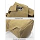 thumbnail image 4 of Qarigey al aire libre Touring de gran capacidad Multifuncional Conveniente Diseño simple Bolsa Lienzo Deportes Montañismo Mochilas Caqui, Estándar 50x30x20cm Qarigey AP015009-01, 4 of 6