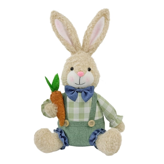 Easter Bunny Plush Toy – Soft Stuffed Rabbit with Long Ears, Cute Fluffy Bunny for Kids & Toddlers, Perfect Easter Basket Stuffer & Spring Gift