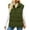 Green, variant on Puffer Vest Women Sleeveless Zip Up Outerwear Stand Collar Quilted Vest Warm Winter Jackets Coats with Pockets Yellow M