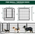 thumbnail image 4 of FXW Rollick Unleashed Dog Playpen for Indoor, Yard, RV Camping, 32 inch 32 Panels for Small and Medium Dogs, Black│Patented, 4 of 7