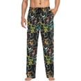 thumbnail image 3 of CROPD Pajama Pants for Men Sleep Lounge Pants Pjs Bottoms with Pockets, 3 of 7