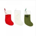 thumbnail image 7 of Christmas Stockings Warm Knit Christmas Socks With Plush Ball Christmas Decorations Classic New Year Socks, 7 of 7