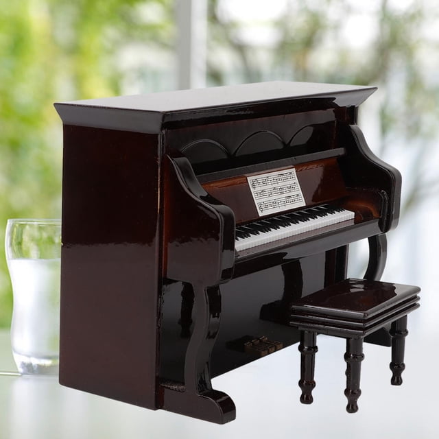 Adornos Para Instrumentos Regalos Musicales Exquisita Artesanía Piano En Miniatura, Modelo Musical, Amigos Para Regalos De Cumpleaños Oficina En Casa