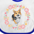 thumbnail image 4 of Inktastic Corgi Gifts for Dog Lovers Girls Baby Bib, 4 of 4