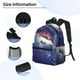 thumbnail image 3 of Disketp Planets Stars And Galaxies Mochila Ligera Clásica con Múltiples Bolsillos, Mochila Casual para Hombre y Mujer, Ideal para Escuela, Trabajo y Viajes, 3 of 6