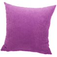 thumbnail image 1 of Funda de almohada de pana suave con rayas de maíz de 20'' y 24'' Púrpura 50 x 50cm, 1 of 9