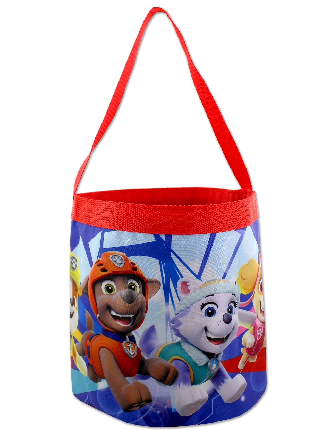 Paw Patrol Boys Collapsible Nylon Halloween Bucket Toy Storage Tote Bag  PJCTG8YT
