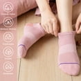 thumbnail image 6 of Loritta 6 Pairs Womens Socks Ankle Casual Low Cut Cushioned Running No Show Socks for Women, Size 8-10, 6 of 6
