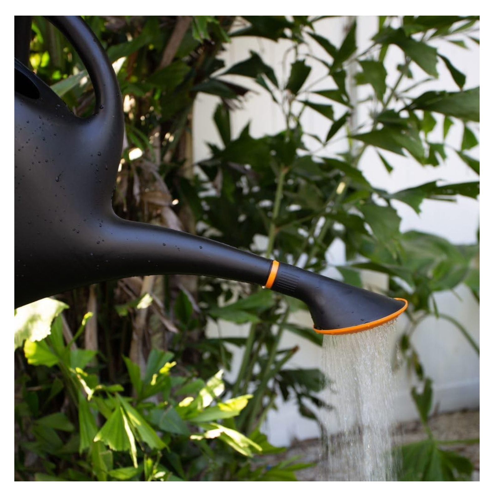 Easy Pour Watering Can, 2.6 Gallon, Black (20-47287CP)