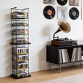 thumbnail image 3 of CD Tower Media Rack, DVD Organizer, Video Game and Blu-Ray Storage, Holds 176 Single CDs, 3 of 6