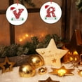 thumbnail image 4 of Hot Sale！Christmas Tree Decoration Pendant Personalized Christmas 26 Letter Ornaments with Red Hat,Xmas Tree Decorations,Christmas Decor Alphabet Tree Ornaments,Christmas Xams Gifts, 4 of 7