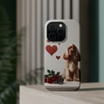 thumbnail image 4 of DistinctInk Tough Case for Apple iPhone 14 Pro MAX (6.7" Screen), Compatible with MagSafe Charging - Valentine's Day Cocker Spaniel, 4 of 6