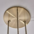 thumbnail image 5 of Kalco 519276WB Flint Additions 14" Wide Led Multi Light Pendant - Winter Brass, 5 of 7