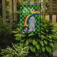 thumbnail image 2 of Toy Silver Poodle St. Patricks Day Flag Garden Size, 2 of 3