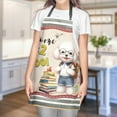 thumbnail image 4 of Welcome Poodle Back to School Vintage Retro Apron Poodles Dog Lover Gifts Idea for Cooking Grilling Baking Painting Gardening - 02012, 4 of 5