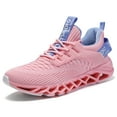 thumbnail image 2 of Slip on Sneakers for Women Running Shoes Tennis Walking Shoes Ladies Gym Workout Jogging Fashion Sneaker Pink Blue Size 10, 2 of 8