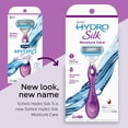 thumbnail image 2 of Schick Hydro Silk Razor for Women With 2 Moisturizing Blade Refills (Each), 2 of 4
