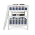 thumbnail image 2 of Camaflexi Full over Full Bunk Bed - Mission Headboard - Angle Ladder - White Finish, 2 of 3