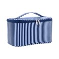 thumbnail image 2 of BECLOTH Sac Cosmétique à Rayures Mode Sac de Toilette Grande Capacité Portable, 2 of 7